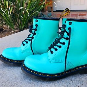 *SOLD* Dr. Martens 1460 Boots Peppermint Green
